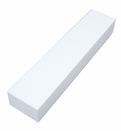 Styropor balkje afm. 6 x 13 x 40 cm