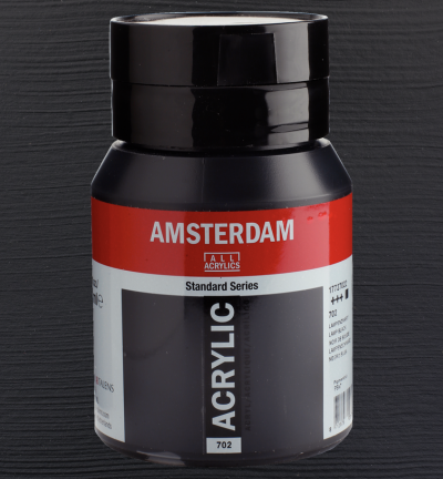 Amsterdam Standard Series Acrylverf Pot 500 ml Lampenzwart 702