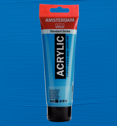 Amsterdam Standard Series Acrylverf Tube 120 ml Briljantblauw 564