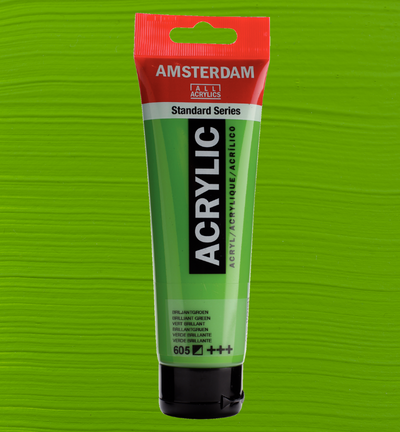 Amsterdam Standard Series Acrylverf Tube 120 ml Briljantgroen 605