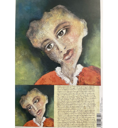 A3 Powerprint Brown eyed lady