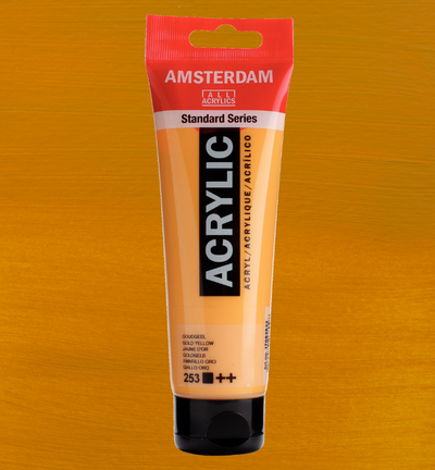 Amsterdam Standard Series Acrylverf Tube 120 ml Goudgeel 253