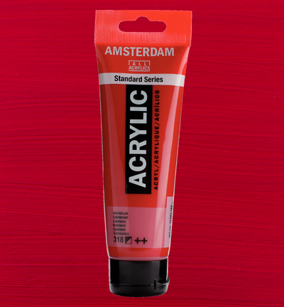 Amsterdam Standard Series Acrylverf Tube 120 ml Karmijn 318