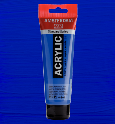 Amsterdam Standard Series Acrylverf Tube 120 ml Kobaltblauw (Ultramarijn) 512