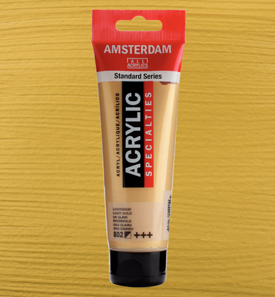 Amsterdam Standard Series Acrylverf Tube 120 ml Lichtgoud 802