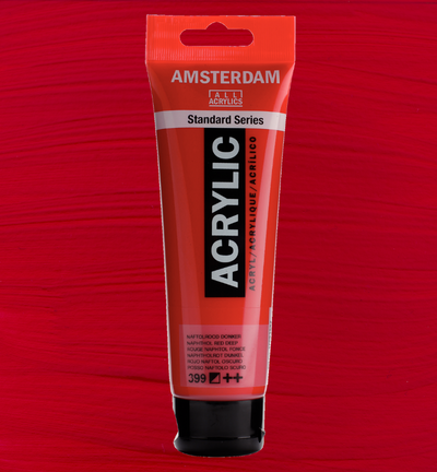 Amsterdam Standard Series Acrylverf Tube 120 ml Naftolrood Donker 399
