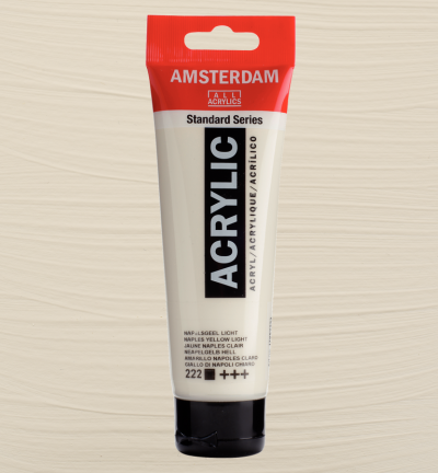 Amsterdam Standard Series Acrylverf Tube 120 ml Napelsgeel Licht 222