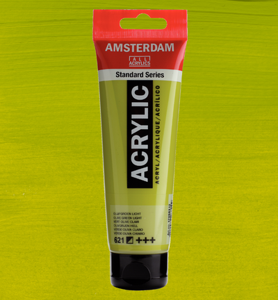 Amsterdam Standard Series Acrylverf Tube 120 ml Olijfgroen Licht 621
