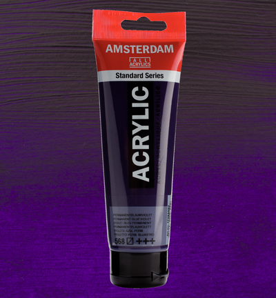 Amsterdam Standard Series Acrylverf Tube 120 ml Permanentblauwviolet 568