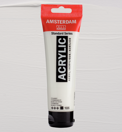 Amsterdam Standard Series Acrylverf Tube 120 ml Titaanwit 105