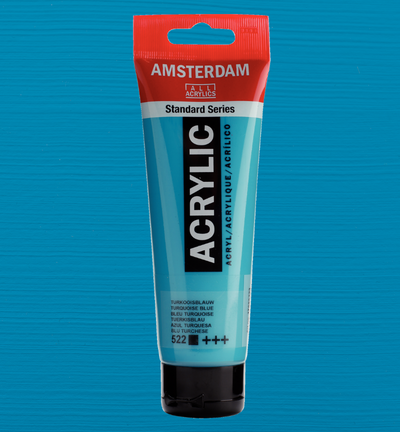 Amsterdam Standard Series Acrylverf Tube 120 ml Turkooisblauw 522