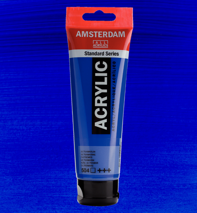 Amsterdam Standard Series Acrylverf Tube 120 ml Ultramarijn 504
