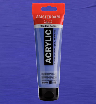 Amsterdam Standard Series Acrylverf Tube 120 ml Ultramarijnviolet Licht 519