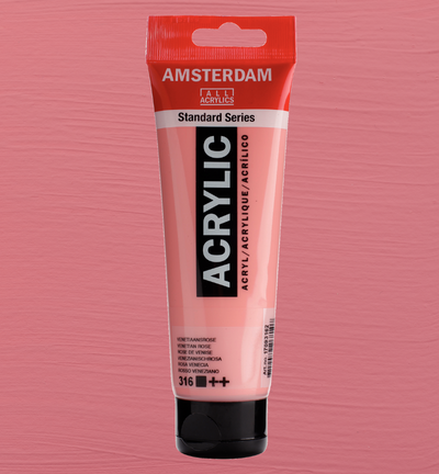 Amsterdam Standard Series Acrylverf Tube 120 ml Venetiaansroze 316