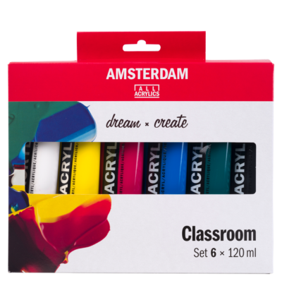 AMSTERDAM Standard Series acrylverf educatie set | 6 x 120 ml