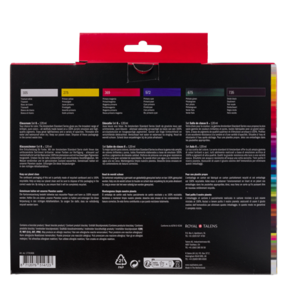 AMSTERDAM Standard Series acrylverf educatie set | 6 x 120 ml