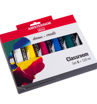 AMSTERDAM Standard Series acrylverf educatie set | 6 x 120 ml