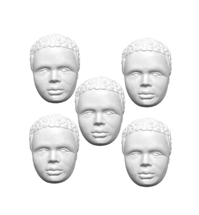 Setje 5 halve hoofdjes prince