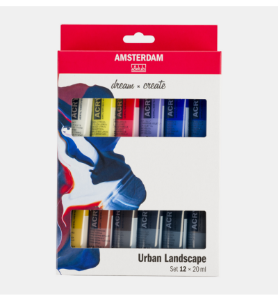 Amsterdam Standard Series acrylverf urban landschap set | 12 × 20 ml