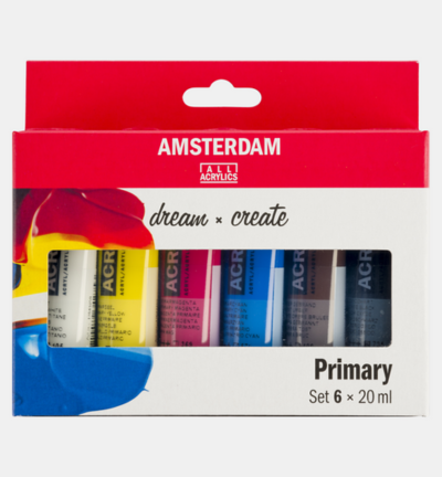 Amsterdam Standard Series acrylverf primaire set | 6 × 20 ml