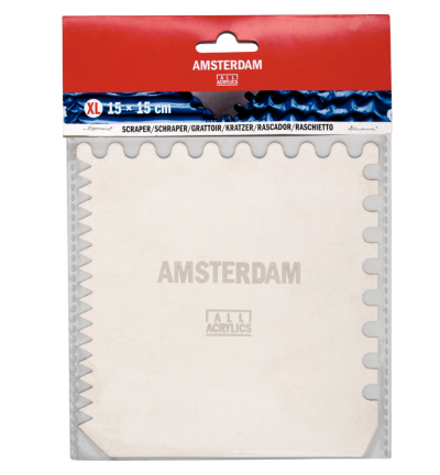 Amsterdam Metalen schraper 15 x 15 cm