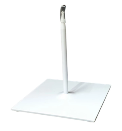 1 doos Witte sokkel 12x12cm (24 stuks)