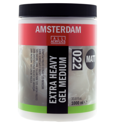 Extra heavy gel medium mat 022 pot 1000 ml