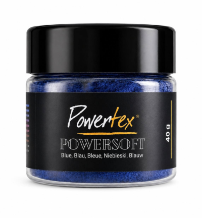 PowerSoft Blauw – Fluweelzachte Textuur voor Powertex