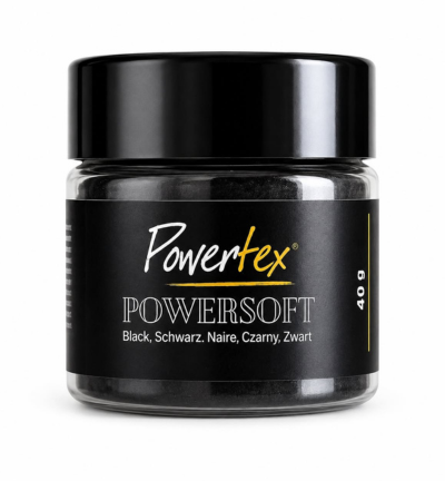 PowerSoft Zwart – Fluweelzachte Textuur voor Powertex
