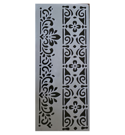 Frame mandala 35 x 15 cm stencil nr 1