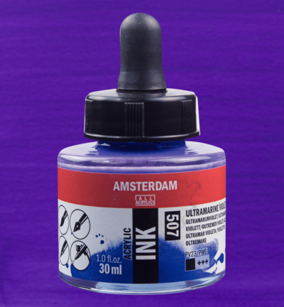 Amsterdam Acrylinkt Fles 30 ml Ultramarijnviolet