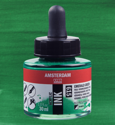 Amsterdam Acrylinkt Fles 30 ml Paul Veronesegroen