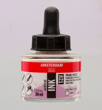 Amsterdam Acrylinkt Fles 30 ml Parelviolet