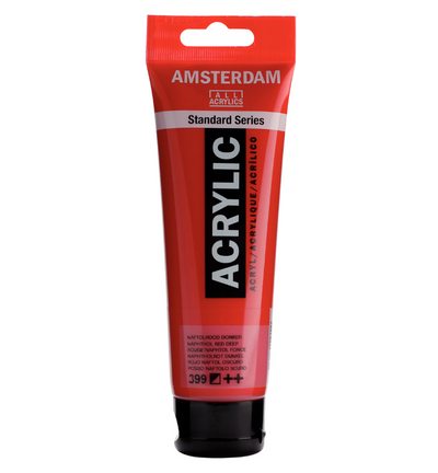 Amsterdam Standard Series Acrylverf Tube 120 ml Naftolrood Donker 399