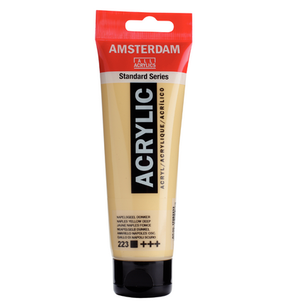 Amsterdam Standard Series Acrylverf Tube 120 ml Napelsgeel Donker 223