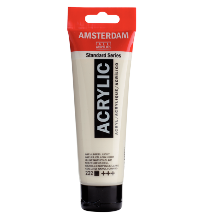 Amsterdam Standard Series Acrylverf Tube 120 ml Napelsgeel Licht 222