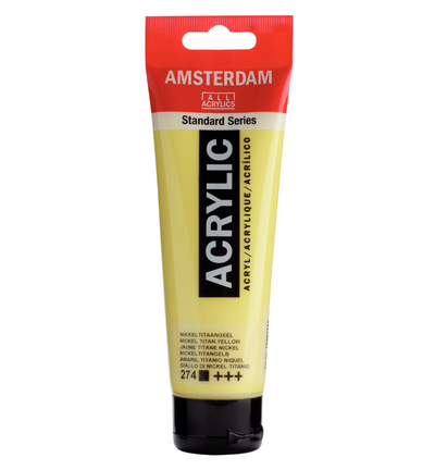 Amsterdam Standard Series Acrylverf Tube 120 ml Nikkeltitaangeel 274