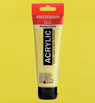 Amsterdam Standard Series Acrylverf Tube 120 ml Nikkeltitaangeel 274