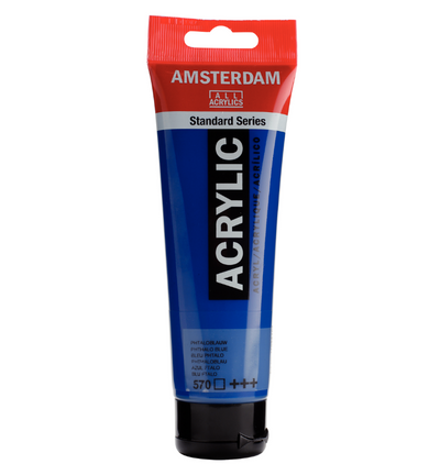 Amsterdam Standard Series Acrylverf Tube 120 ml Phtaloblauw 570