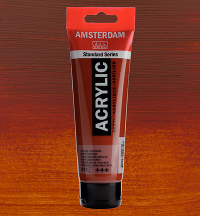 Amsterdam Standard Series Acrylverf Tube 120 ml Sienna Gebrand 411