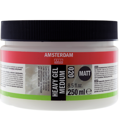 Amsterdam Heavy gel medium mat 020 pot 250 ml
