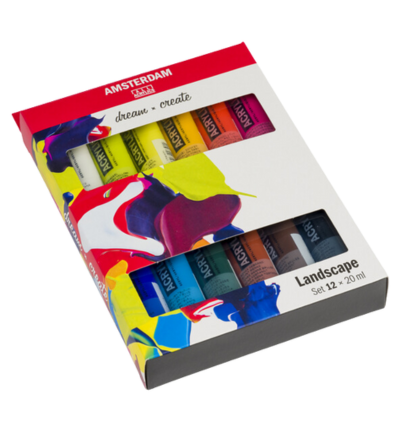 AMSTERDAM Standard Series acrylverf landschap set | 12 × 20 ml