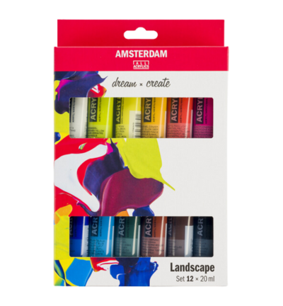 AMSTERDAM Standard Series acrylverf landschap set | 12 × 20 ml