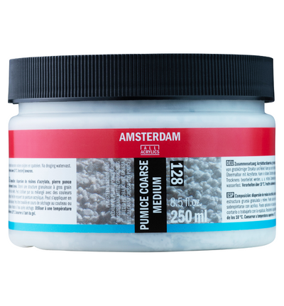 Amsterdam Puimsteen medium grof 128 pot 250 ml
