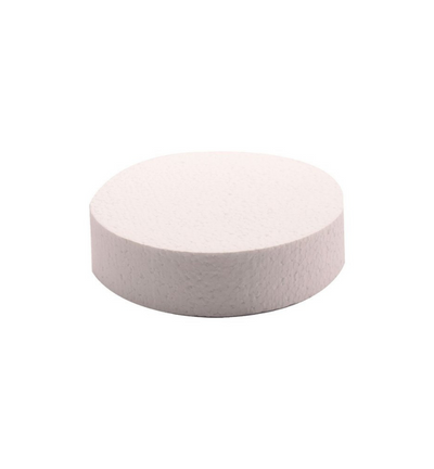 Styropor taartbodem rond 15 x 4 cm